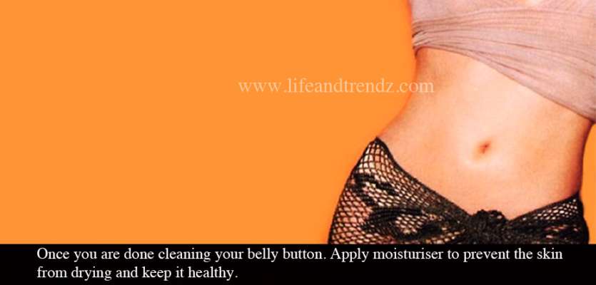 can you clean a belly button piercing with hydrogen peroxide