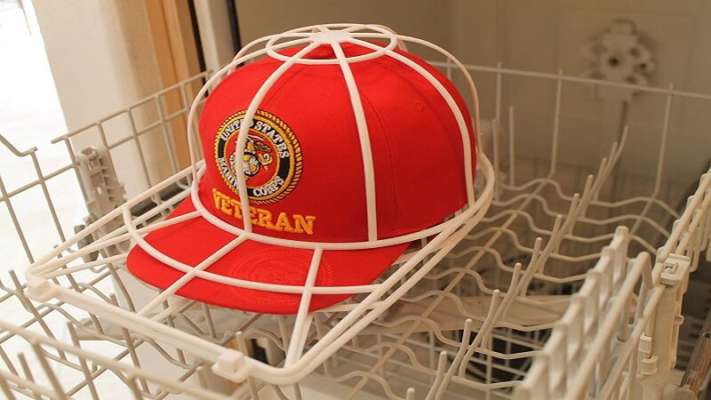 how to wash a ball cap in the washing machine