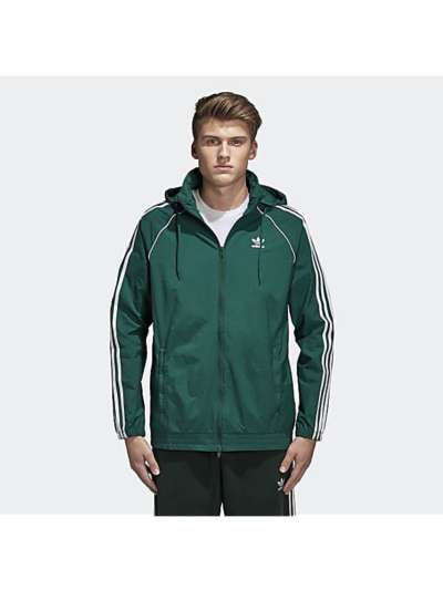 adidas sst windbreaker green