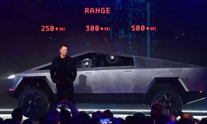 Elon Musk Unveils Teslas Electric Cybertruck