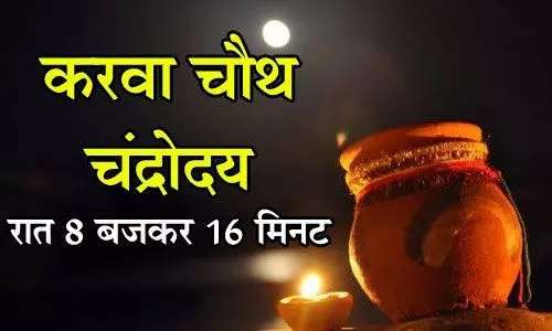 Karwa Chauth 2019 : करवा चौथ का व्रत 17 अक्टूबर को, जानिए करवा चौथ का चांद  कब निकलेगा, क्या है चांद की महिमा - Haribhoomi | DailyHunt